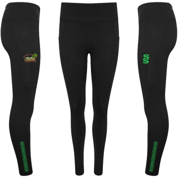 Performance Full Length Leggings : Black