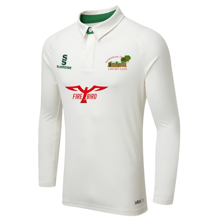 Ergo Long Sleeve Cricket Shirt Green Adults